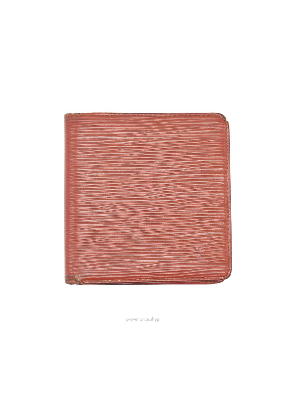 🔴 Louis Vuitton 6CC Bifold Wallet - Fawn Epi Leather